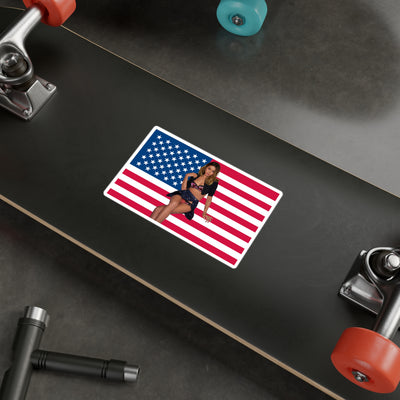 Anna de Armas USA STICKER