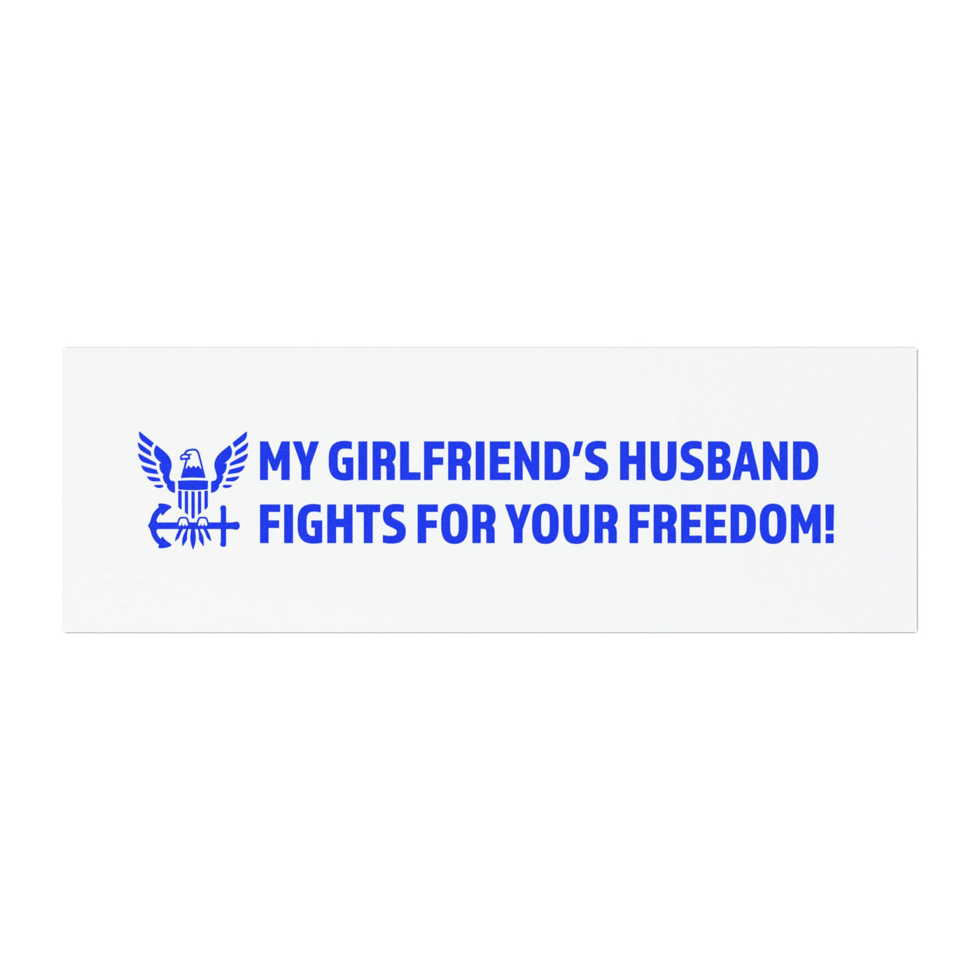 NAVY GIRLFRIEND HUSBAND Magnets