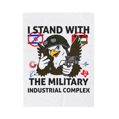 I Stand With The Military Blanket