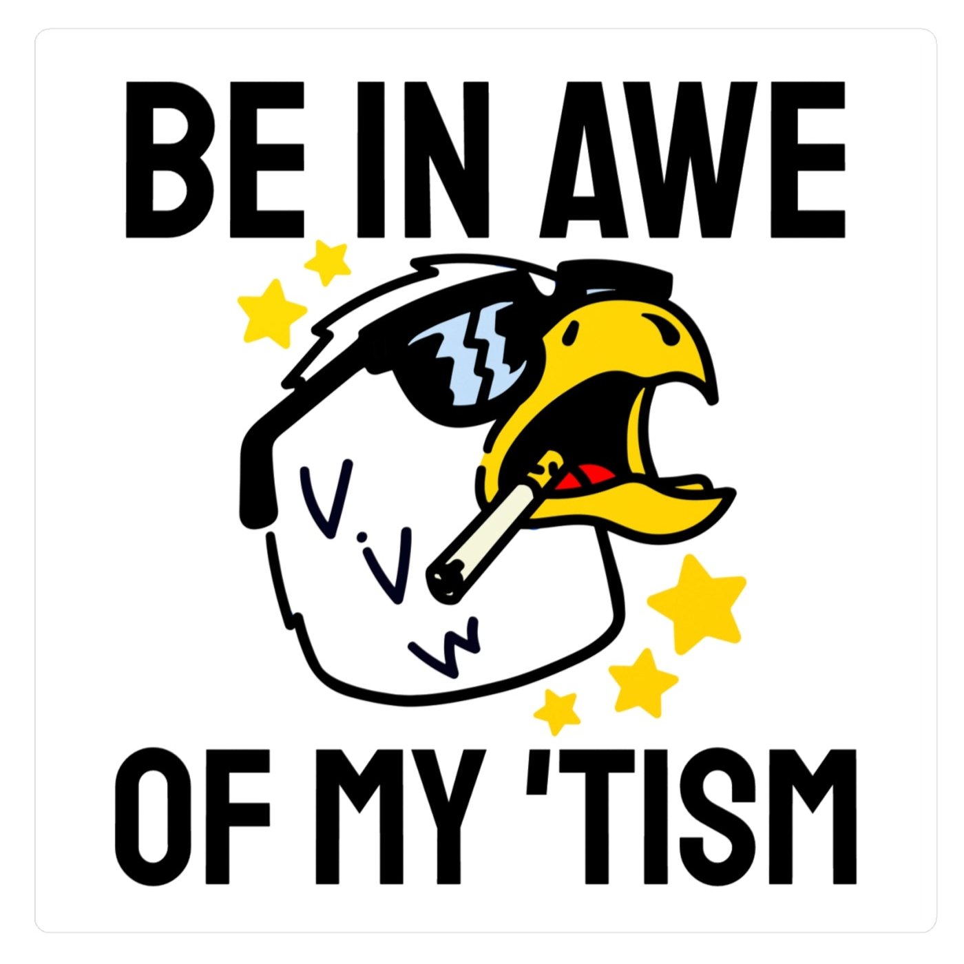 AWE TISM STICKER