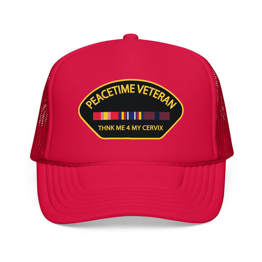 PEACETIME VET (NatDef,GWOT,GC) Foam Hat