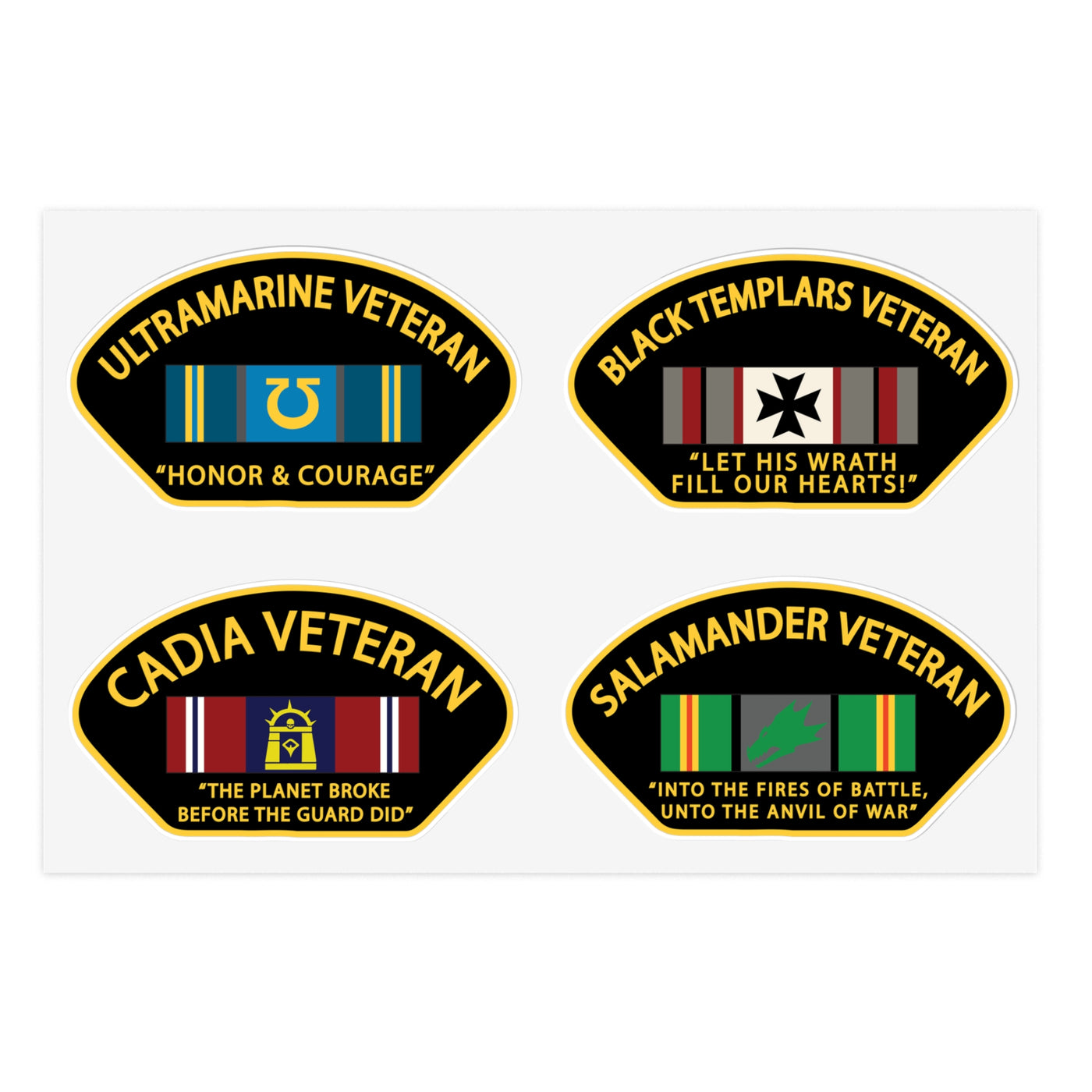 WARHAMMER VETERAN Sticker Pack #1