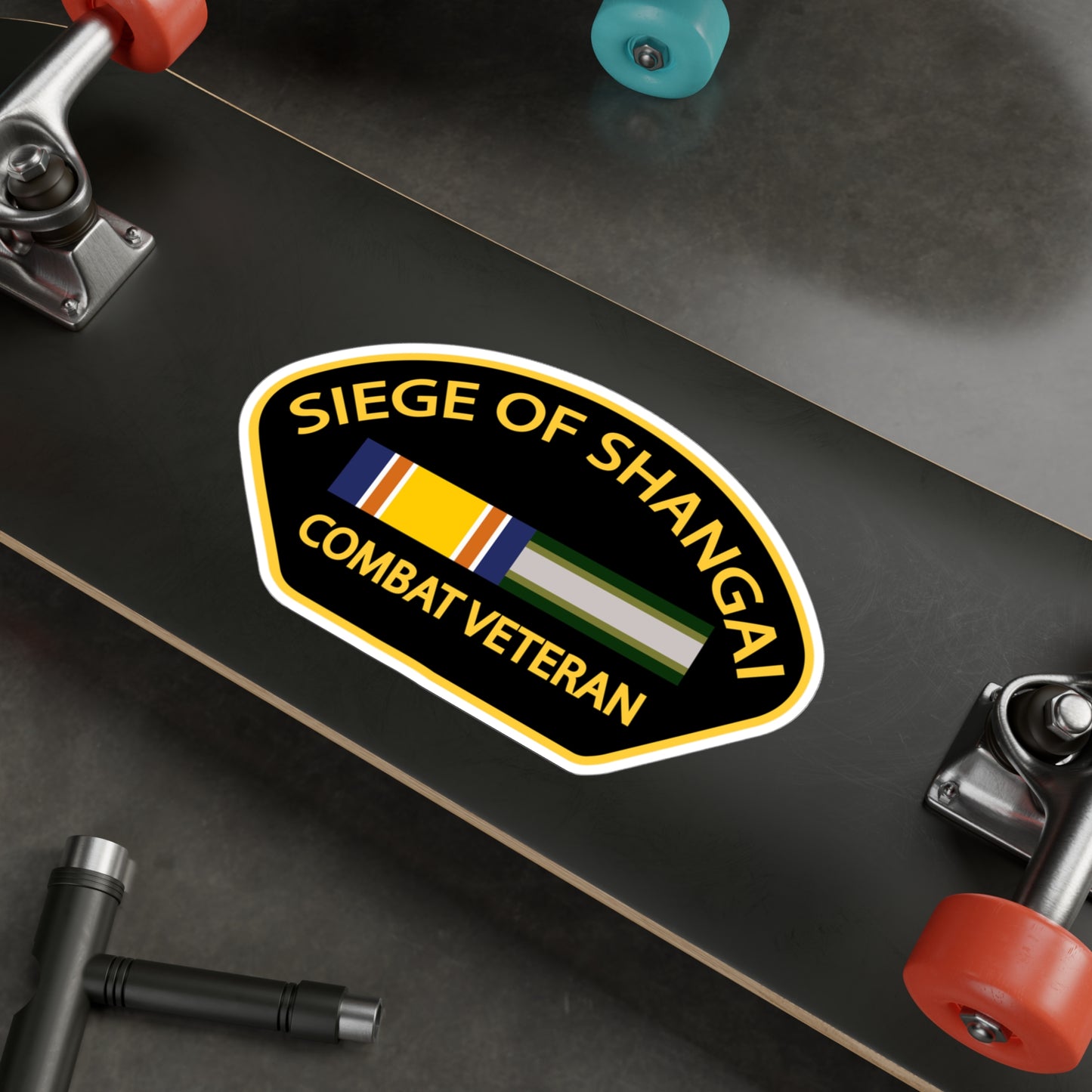 SIEGE OF SHANGAI VETERAN STICKER