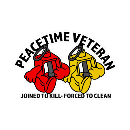 Peacetime Vet BFA sticker