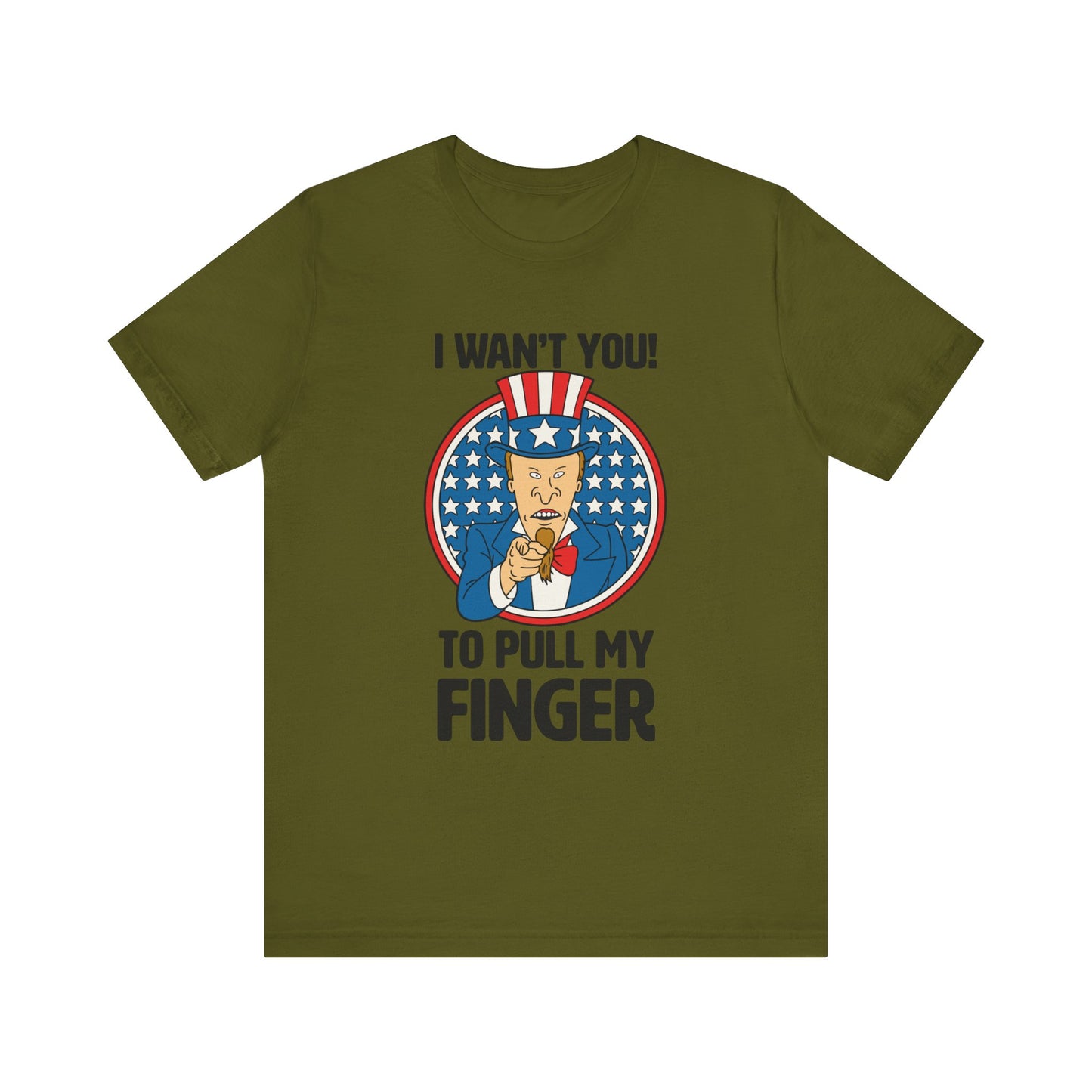 Beavis & Butthead “I Want You To Pull My Finger” Uncle Sam Tee
