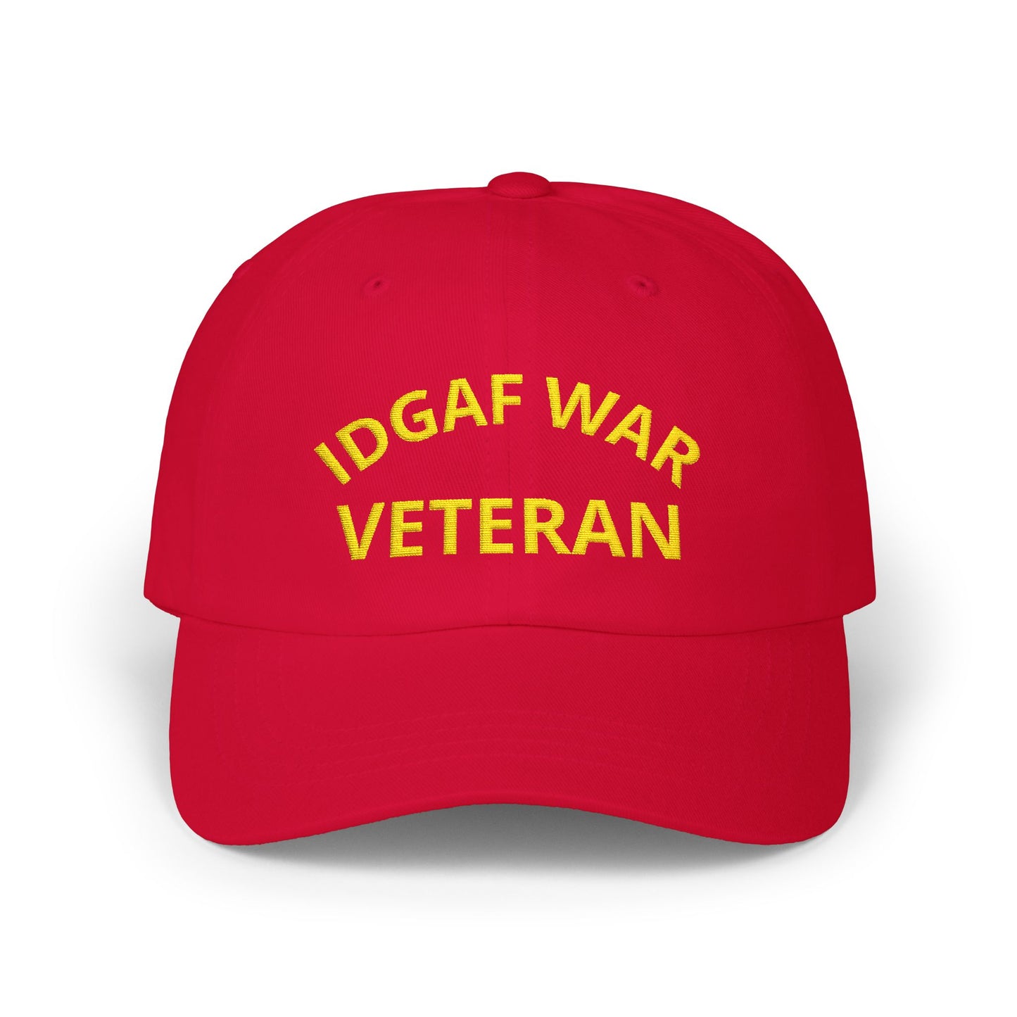 IDGAF WAR VET Dad Cap