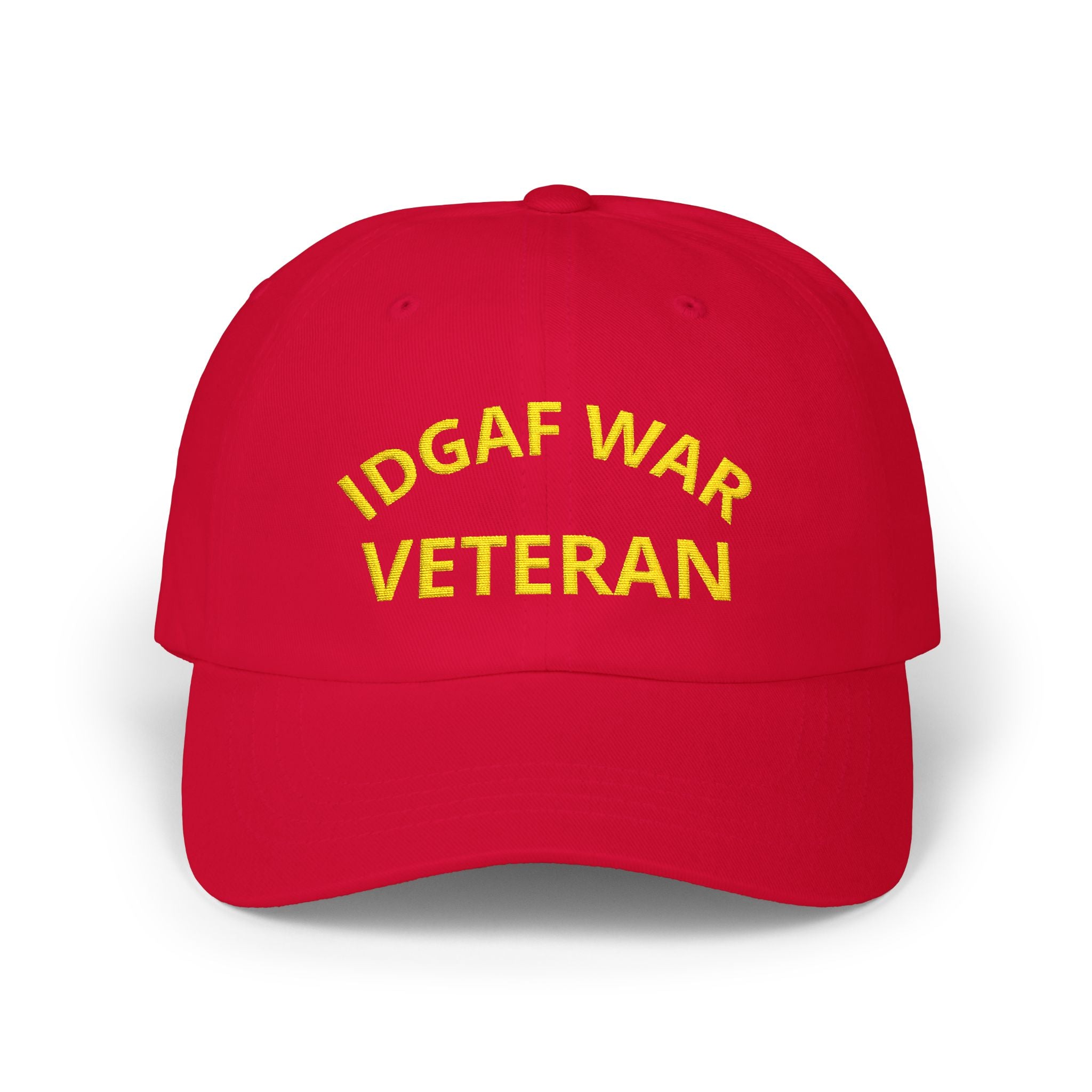 IDGAF WAR VET Dad Cap