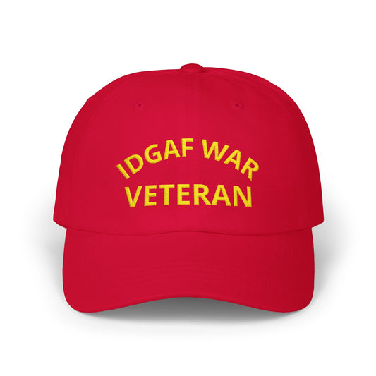 IDGAF WAR VET Dad Cap