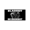 Blackout Heavy Duty Sticker