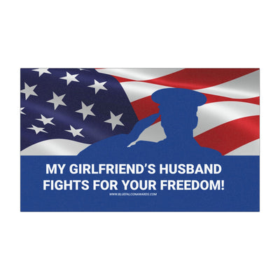 GIRLFRIEND'S HUSBAND Car Magnet