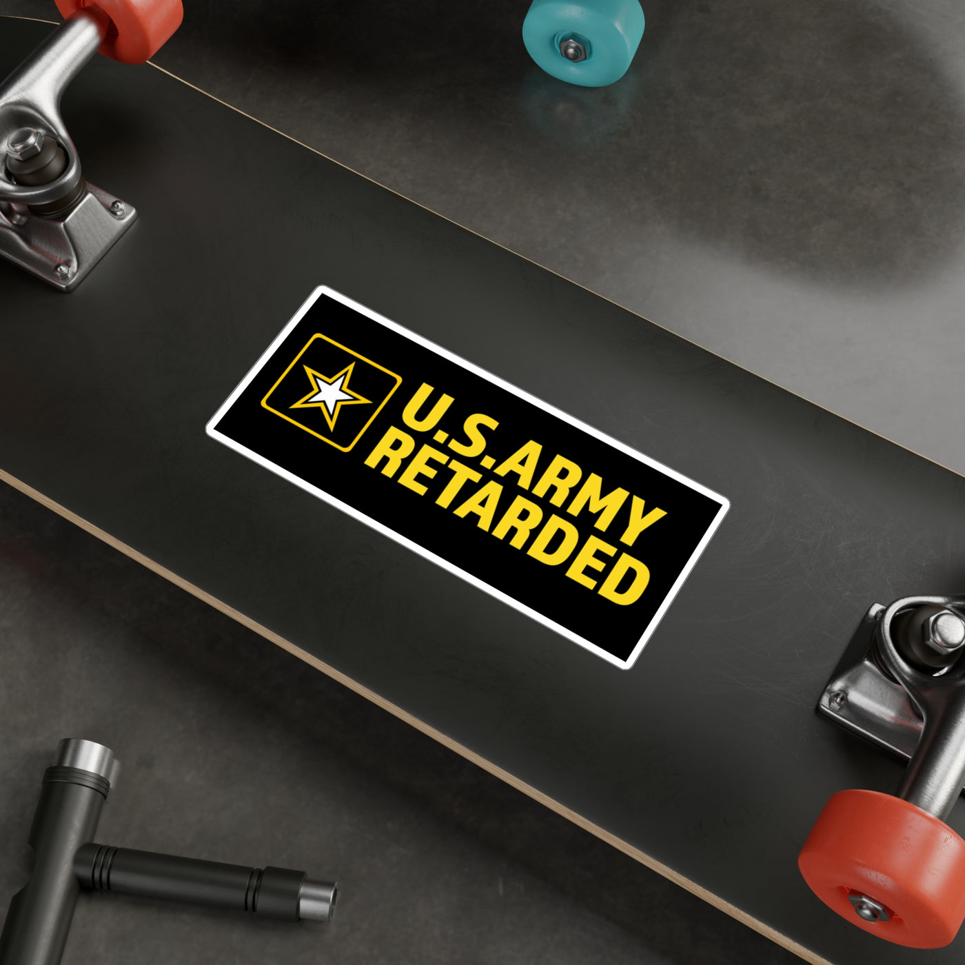 ARMY Retarded STICKER