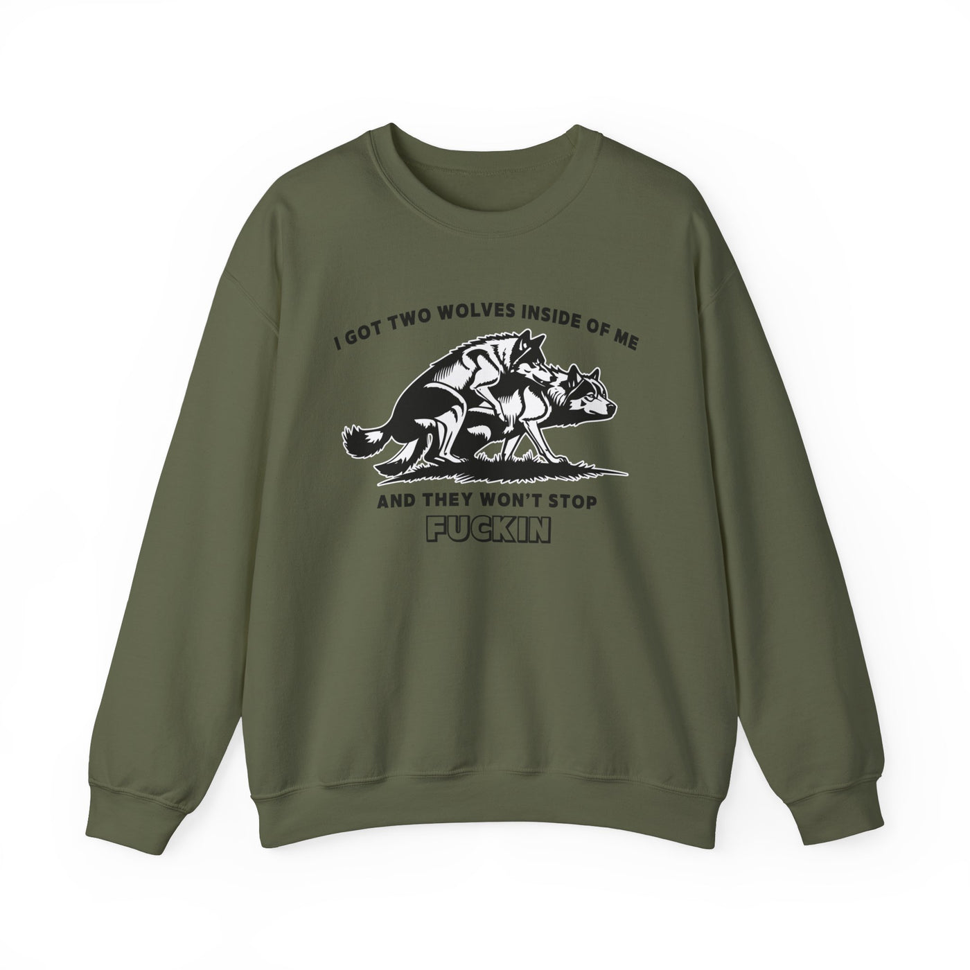 Two Wolves Inside of Me Sweatshirt