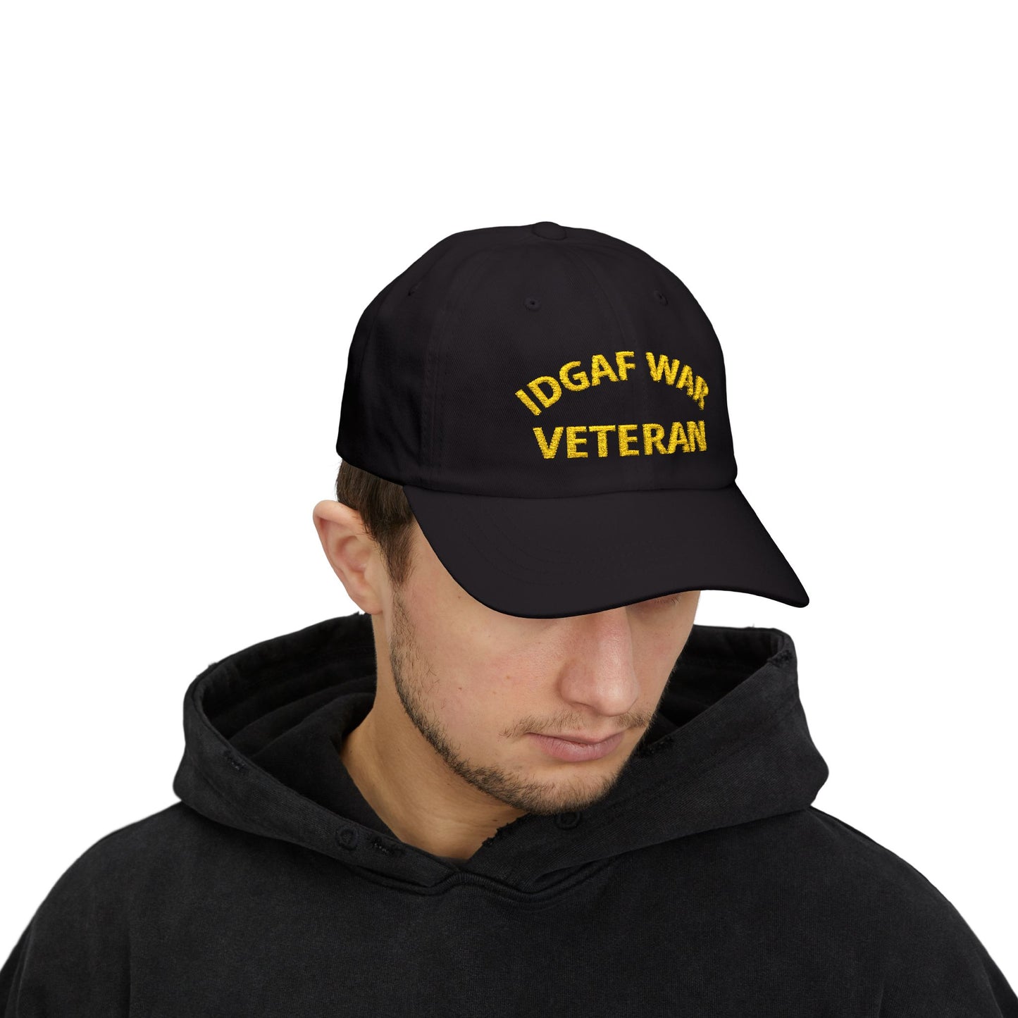 IDGAF WAR VET Dad Cap