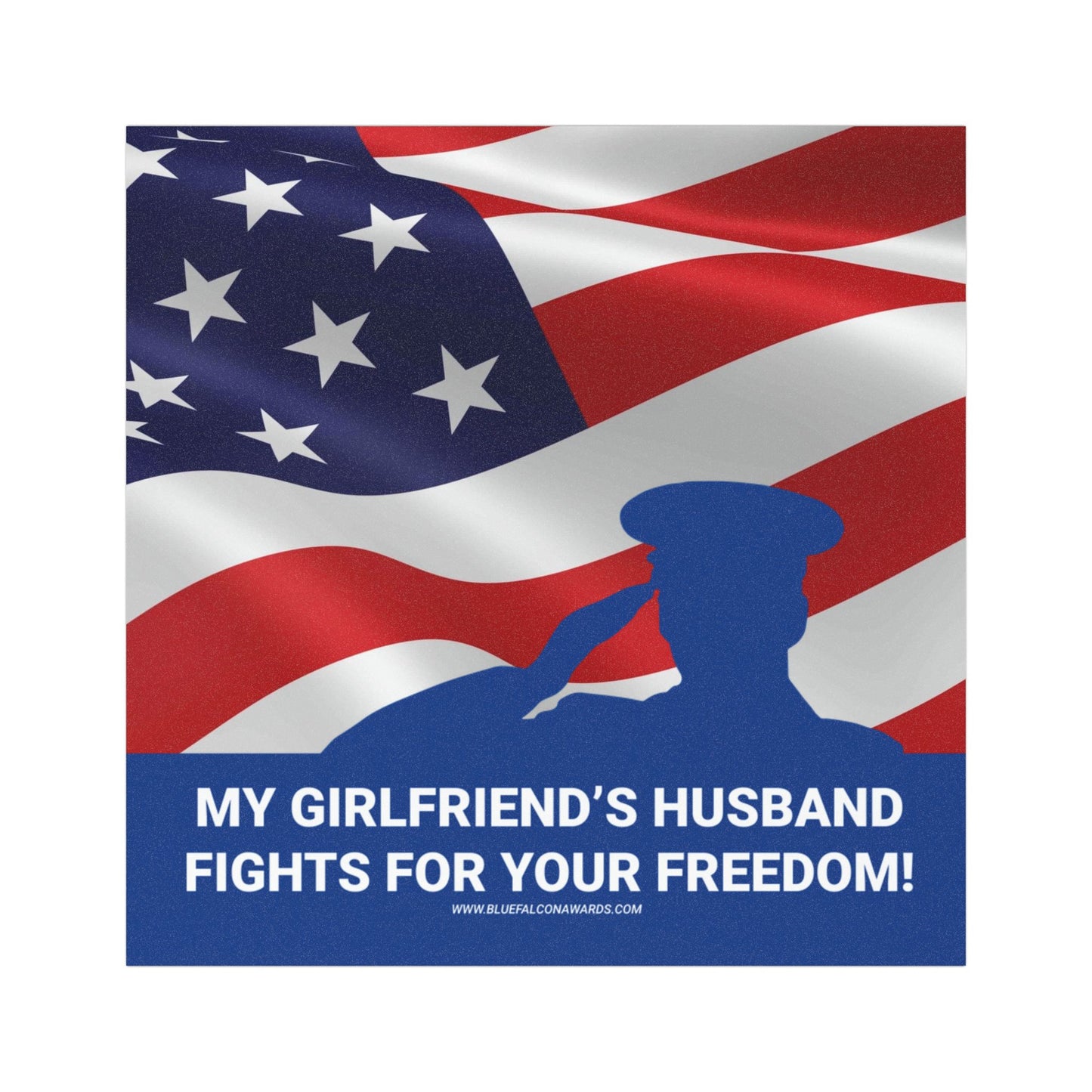 GIRLFRIEND'S HUSBAND Car Magnet