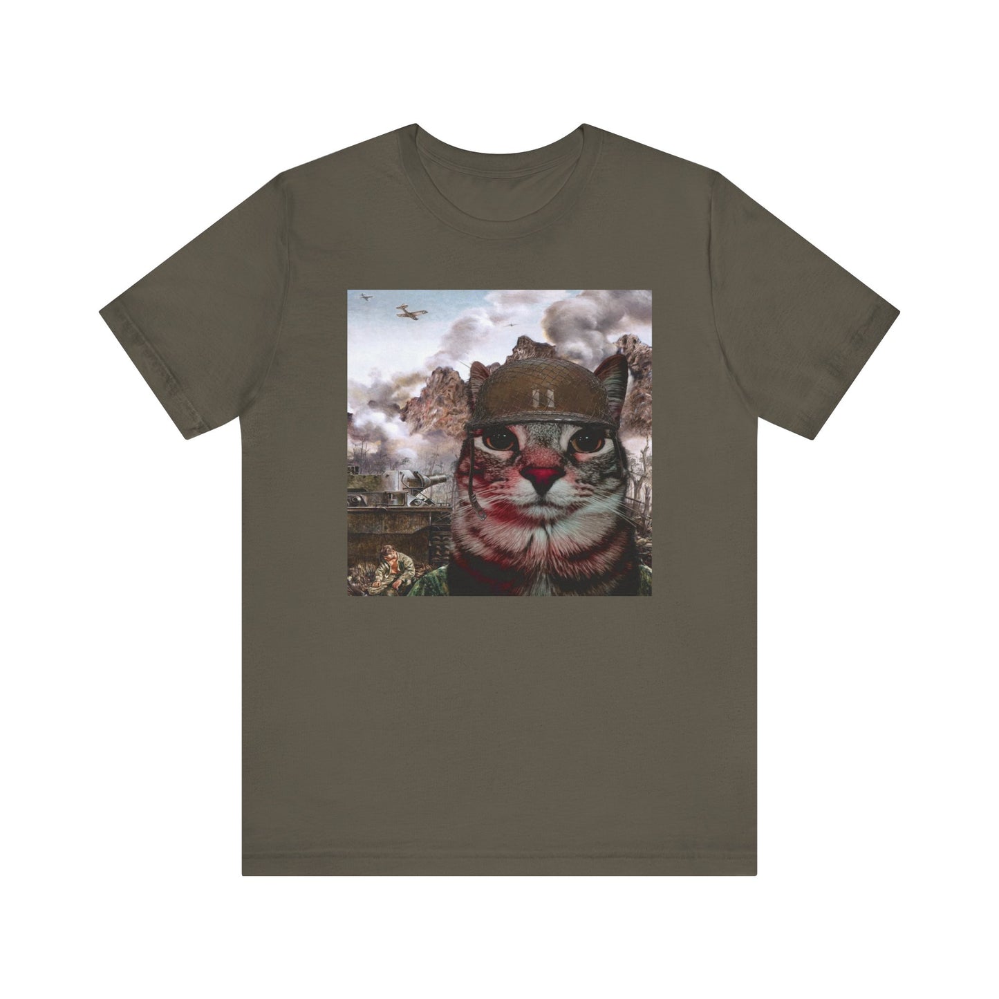Cat Two-Thousand Yard Stare Tee
