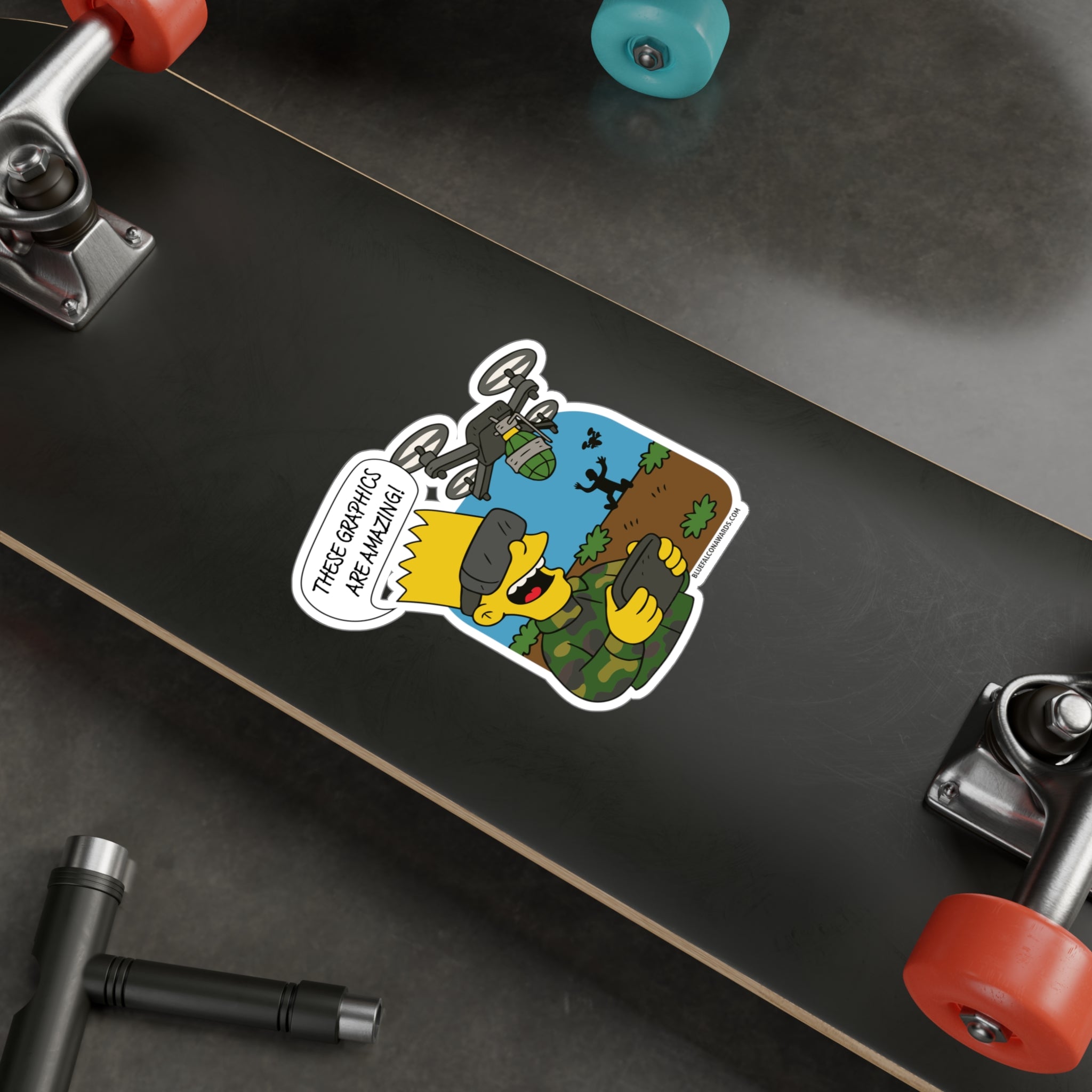 UKRAINE BART STICKER