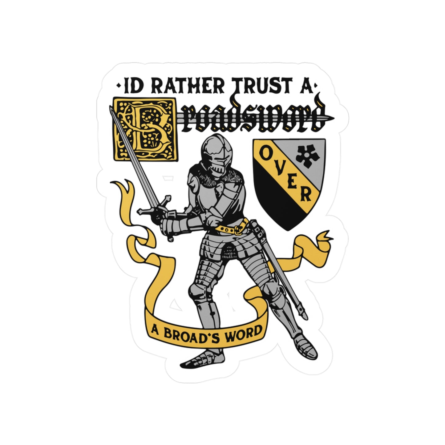 Broadsword STICKER
