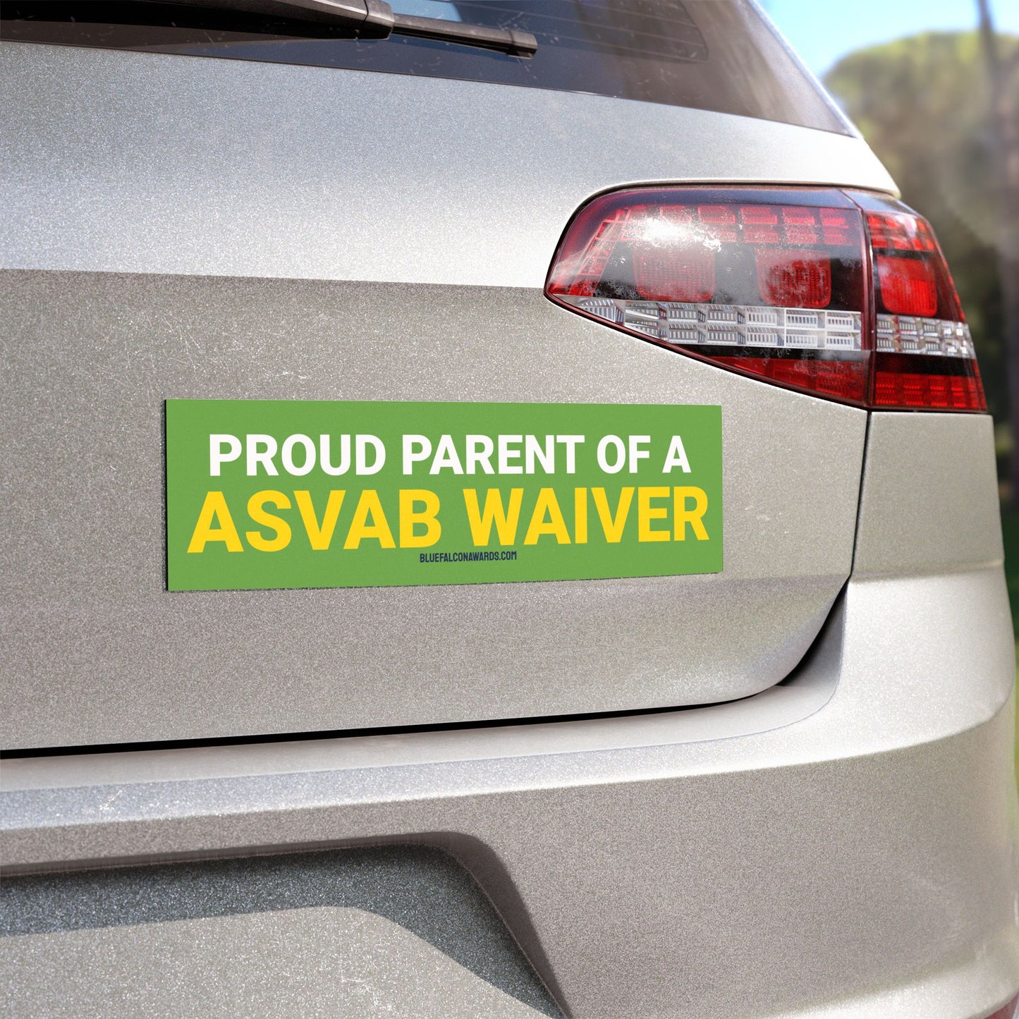 ASVAB WAIVER PARENT Car Magnet