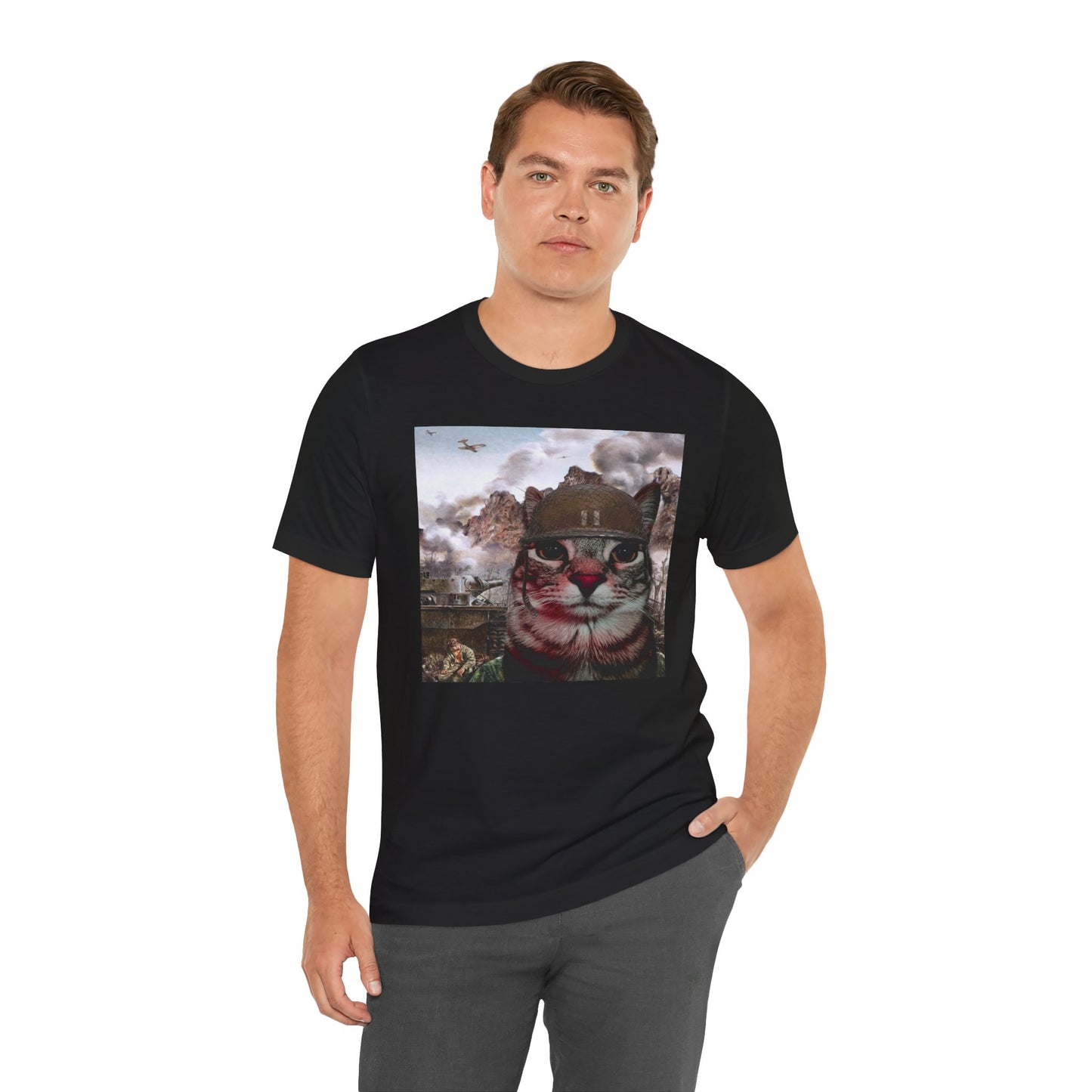 Cat Two-Thousand Yard Stare Tee