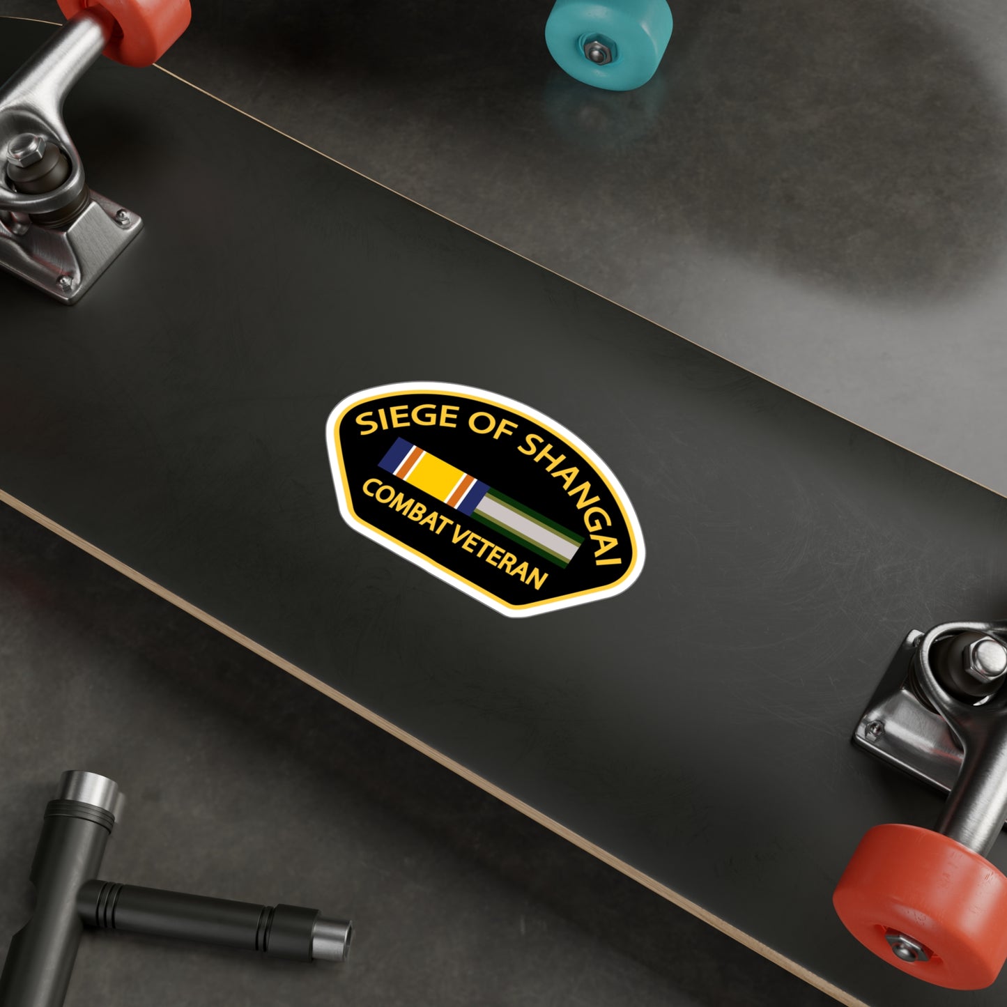 SIEGE OF SHANGAI VETERAN STICKER