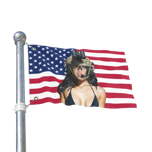 MEGAN FOX MILITARY AMERICAN FLAG