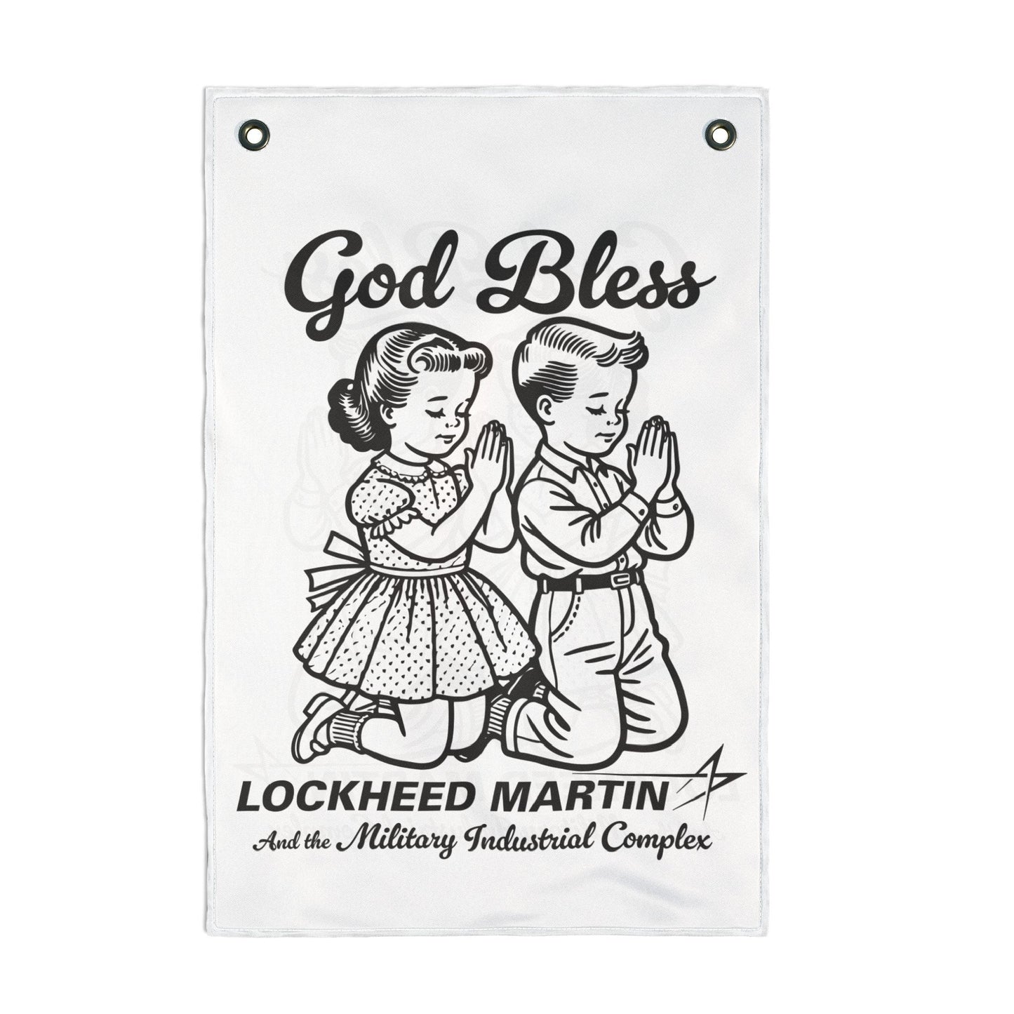 God Bless Lockhead Martin FLAG