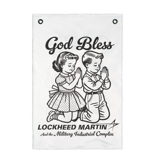 God Bless Lockhead Martin FLAG
