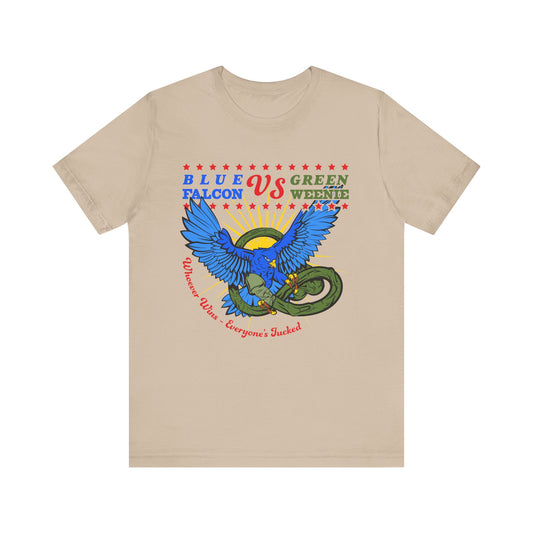BlueFalcon vs GreenWeenie Tee