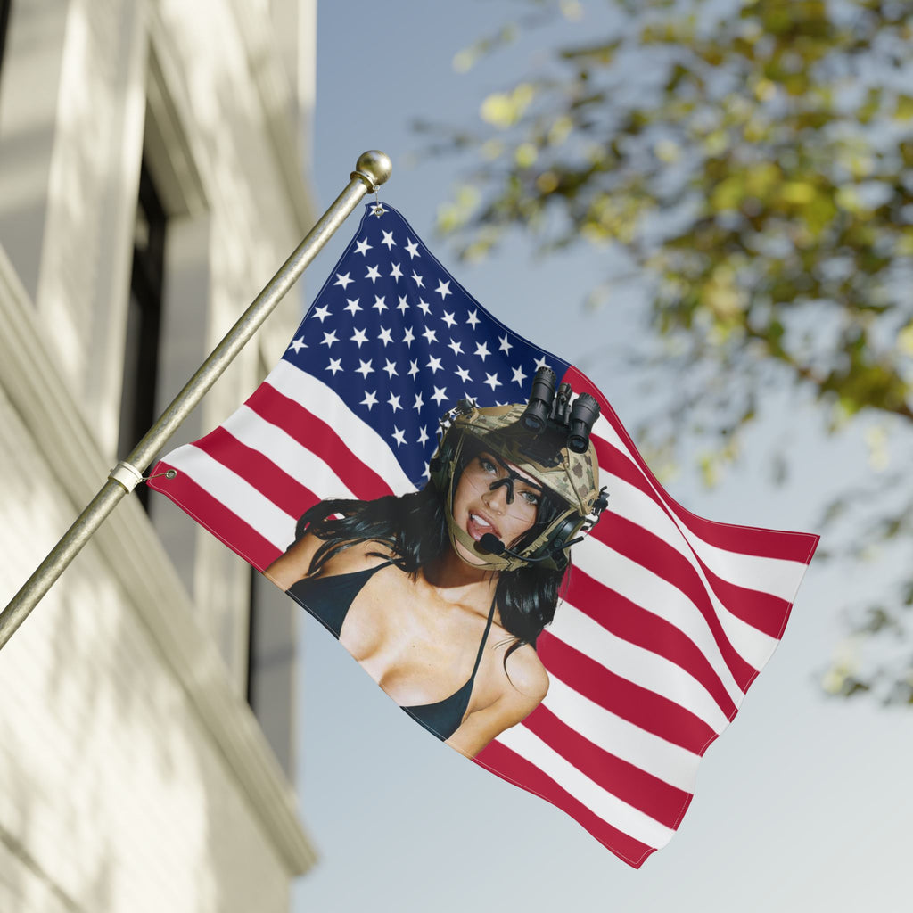 MEGAN FOX MILITARY AMERICAN FLAG