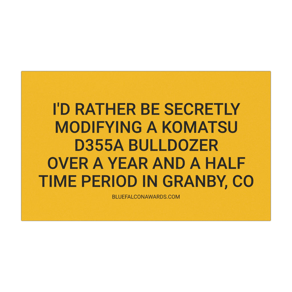 KILLDOZER Car Magnet