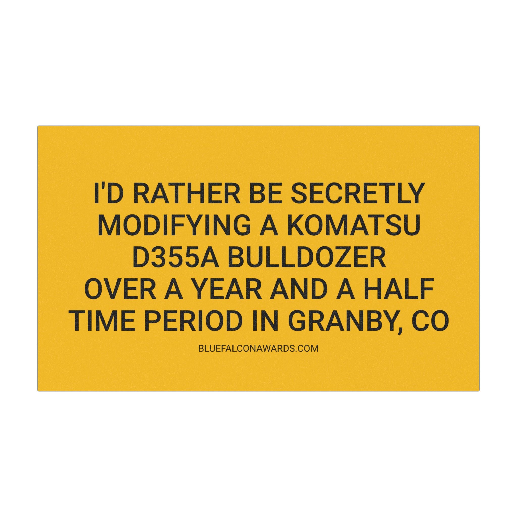 KILLDOZER Car Magnet