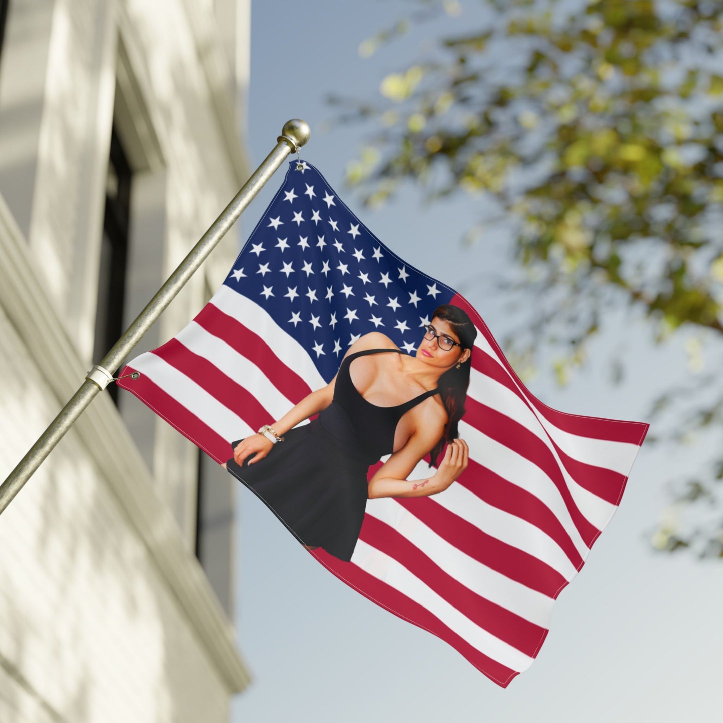 MIA KHALIFA AMERICAN FLAG