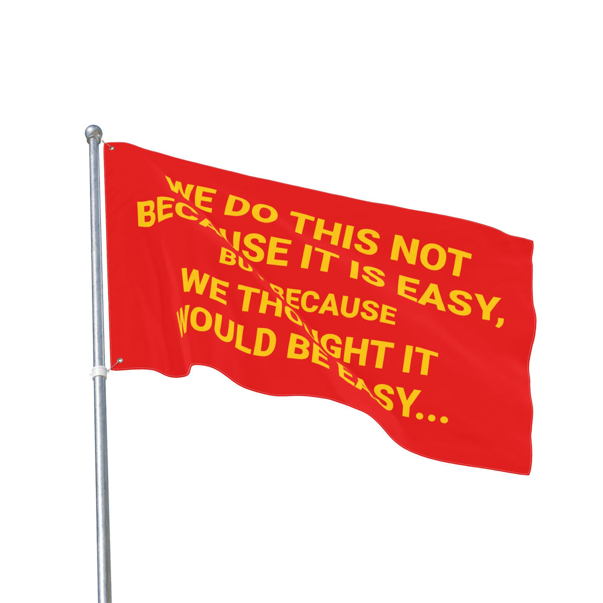 THOUGHT IT WAS EASY FLAG
