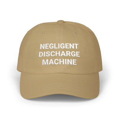 Negligent Discharge Machine Dad Cap