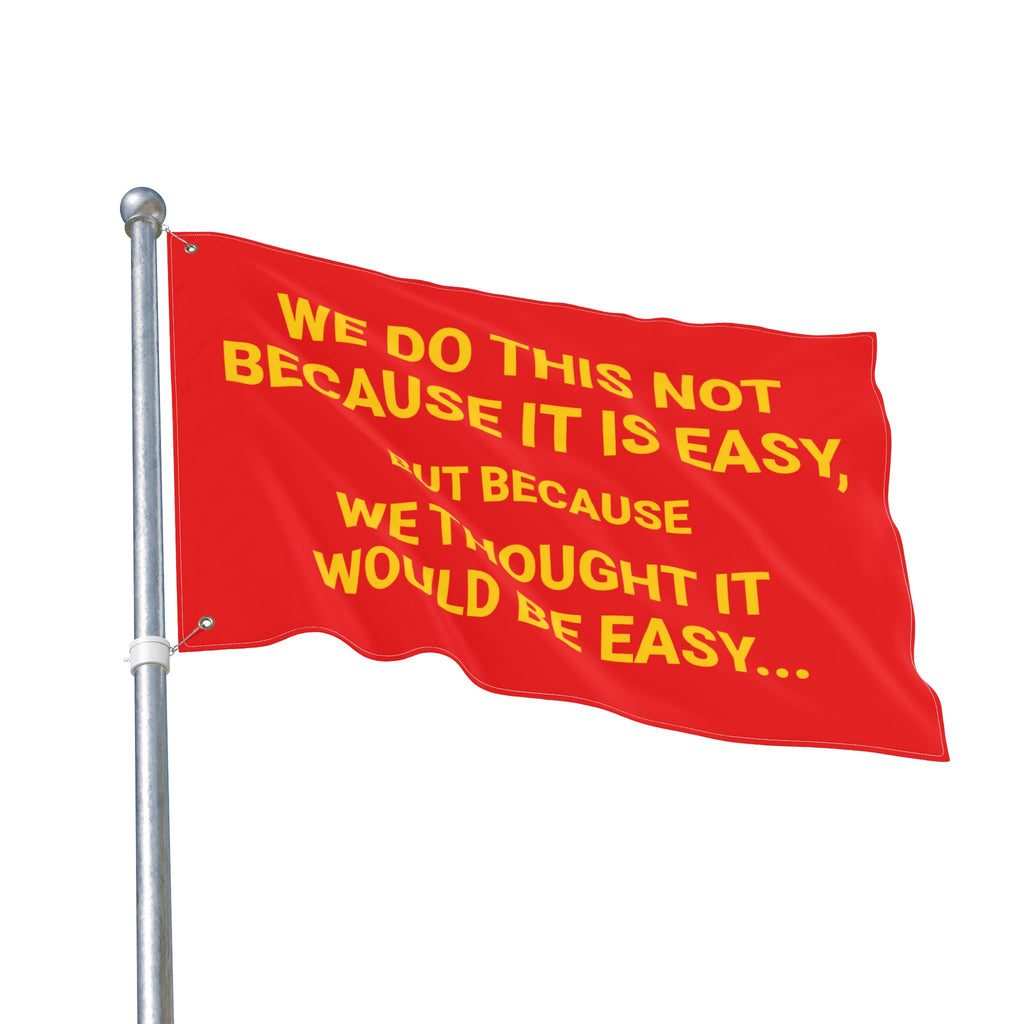 THOUGHT IT WAS EASY FLAG