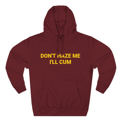 Don't Haze me I'll Cum Hoodie