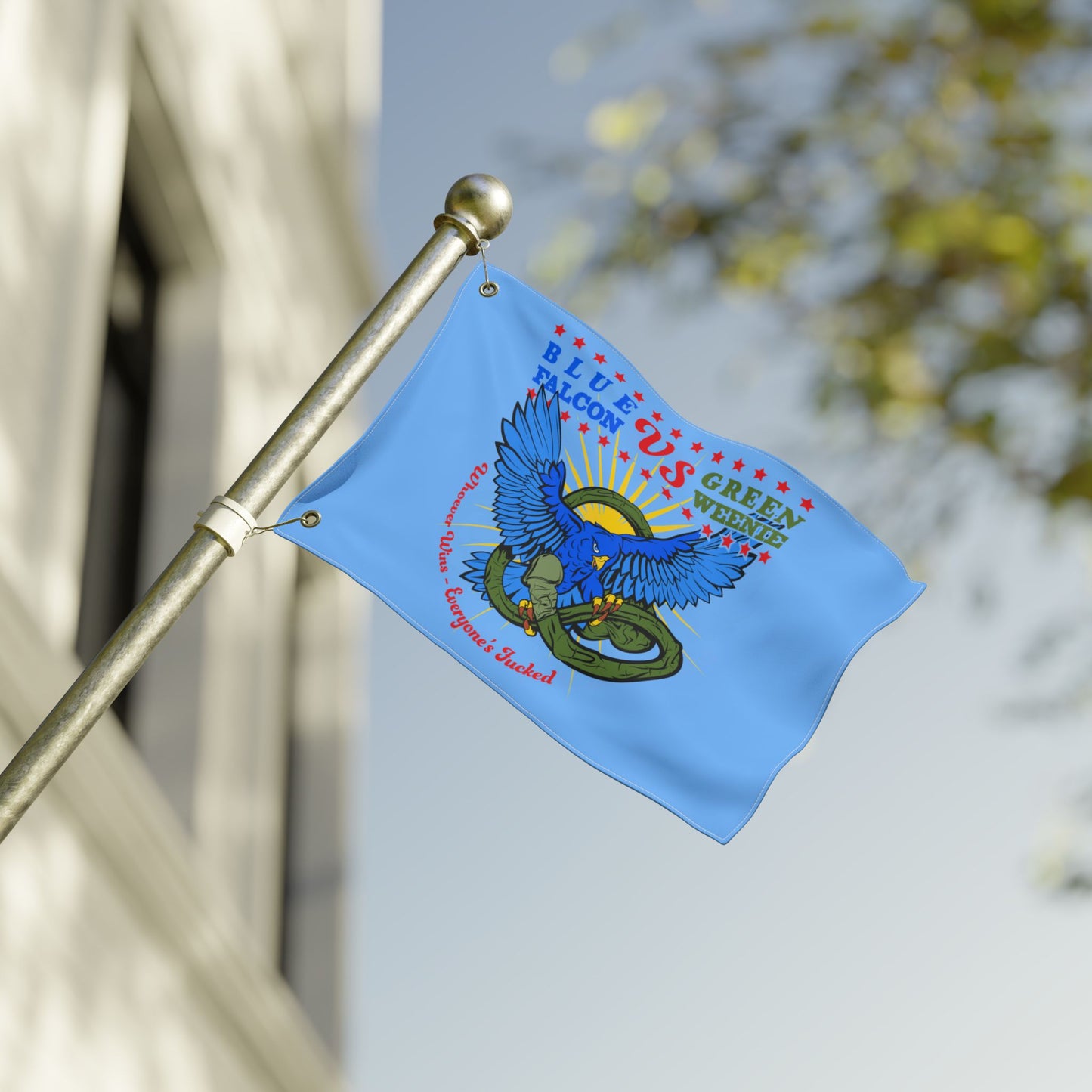BlueFalcon VS Green Weenie FLAG