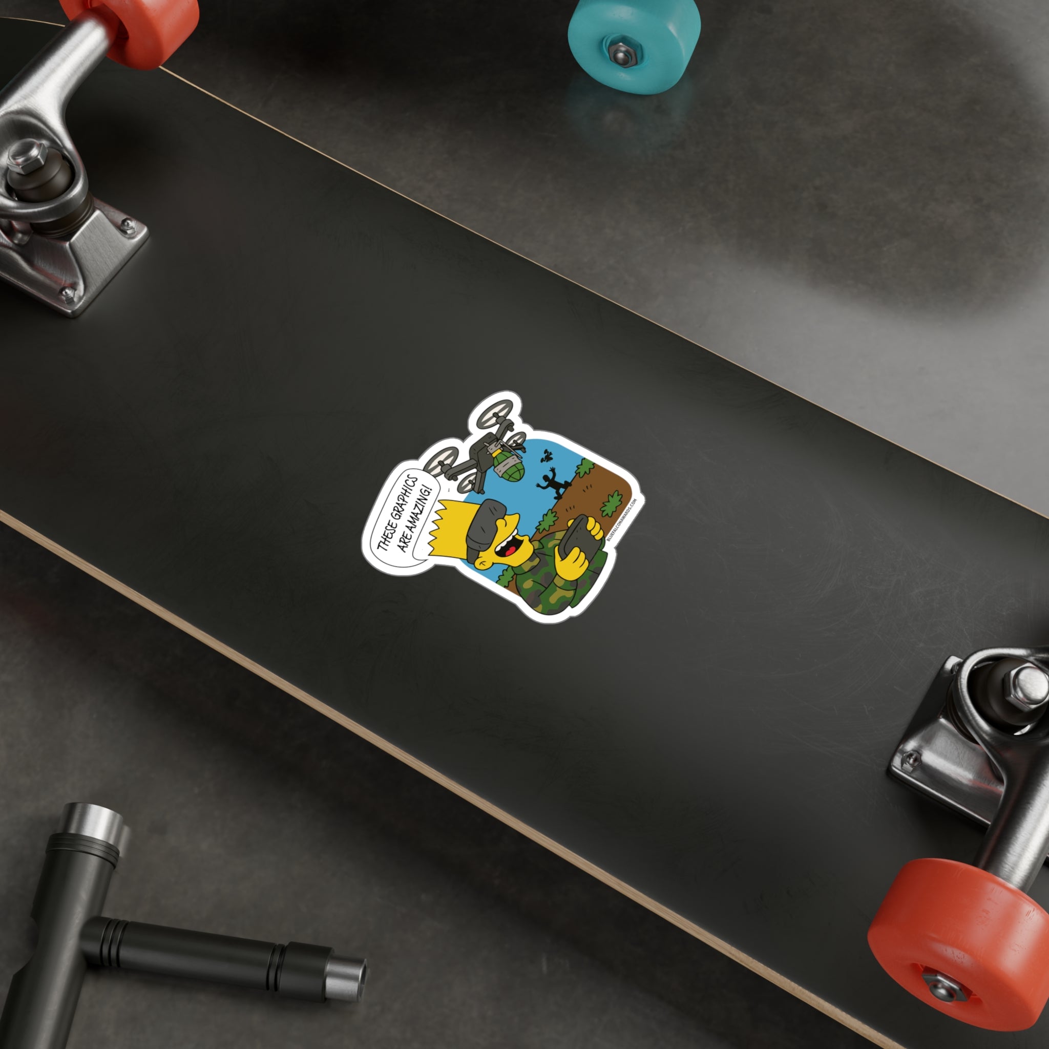 UKRAINE BART STICKER