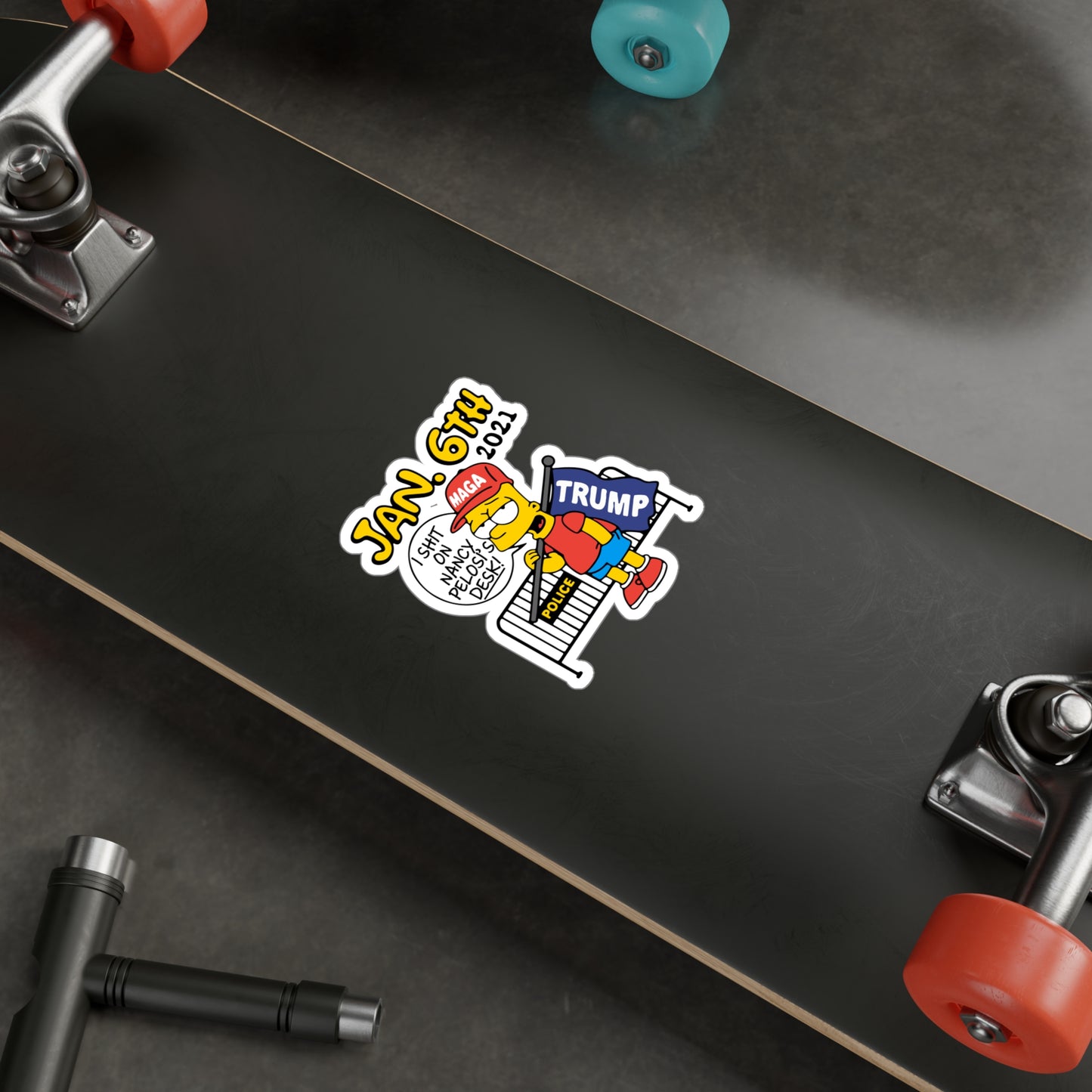 JAN 6th BART STICKER