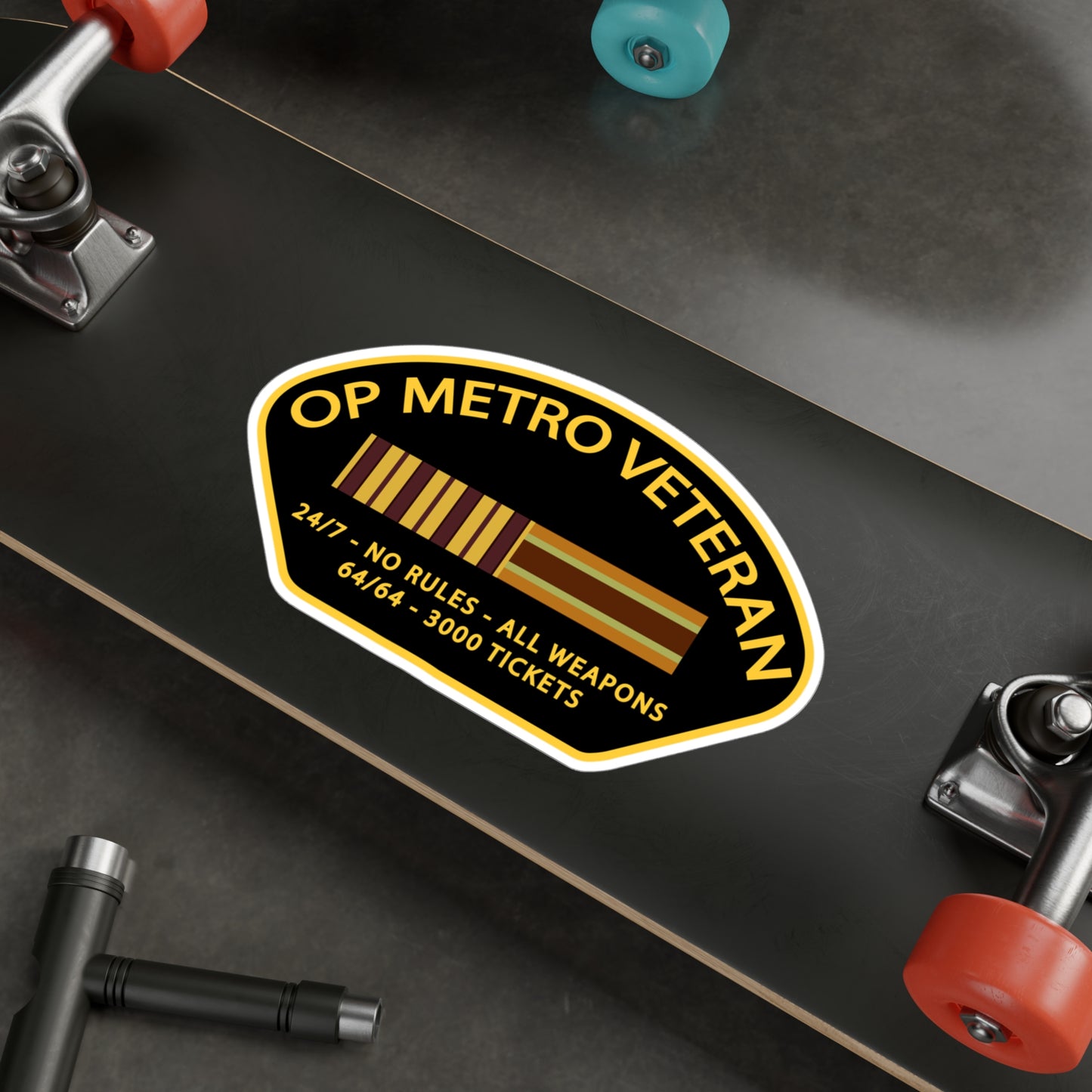 OP METRO VETERAN STICKER