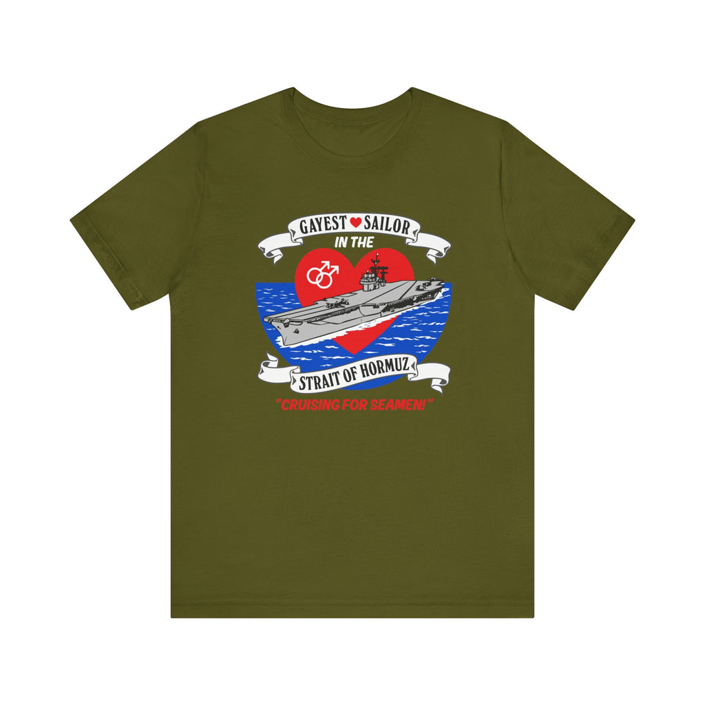 Gay Sailor in Straight to Hormuz Tee