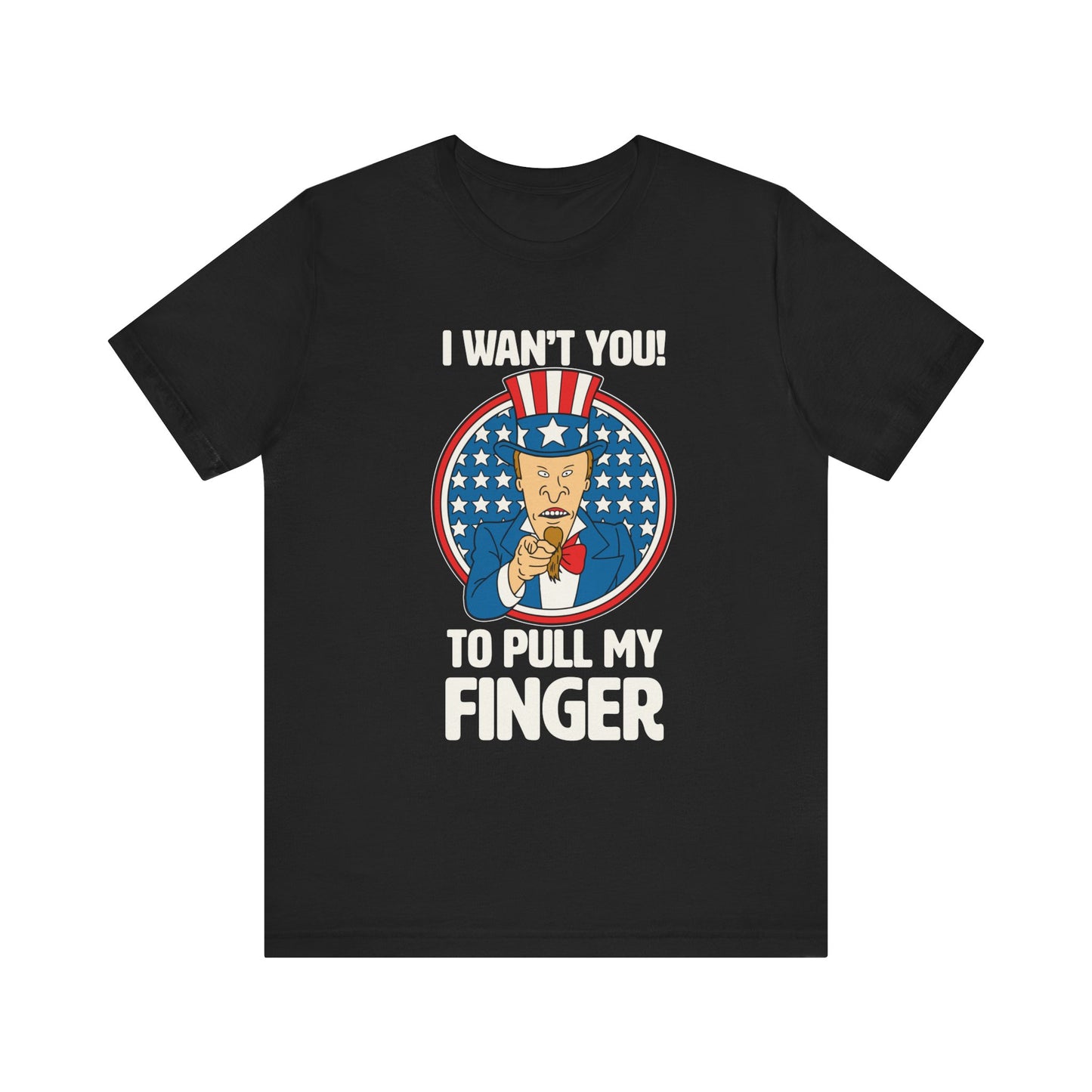 Beavis & Butthead “I Want You To Pull My Finger” Uncle Sam Tee