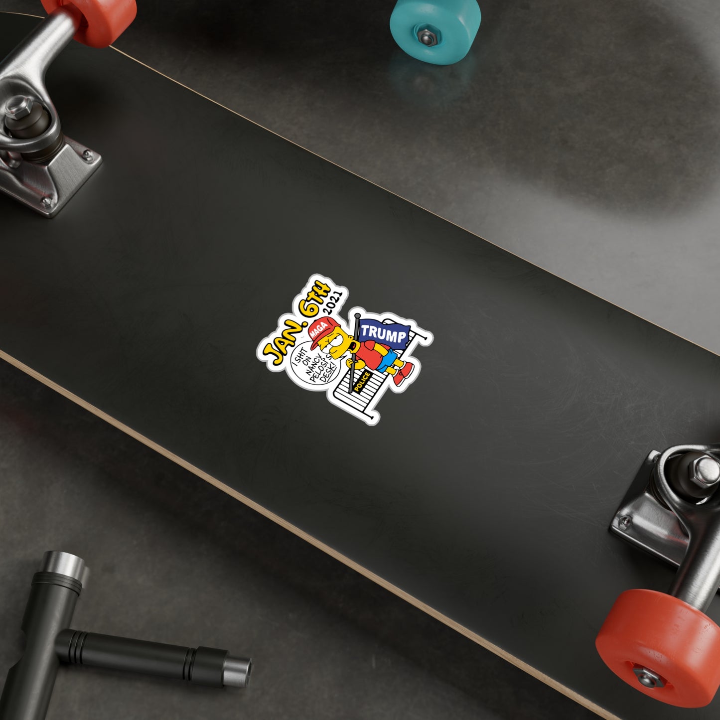 JAN 6th BART STICKER