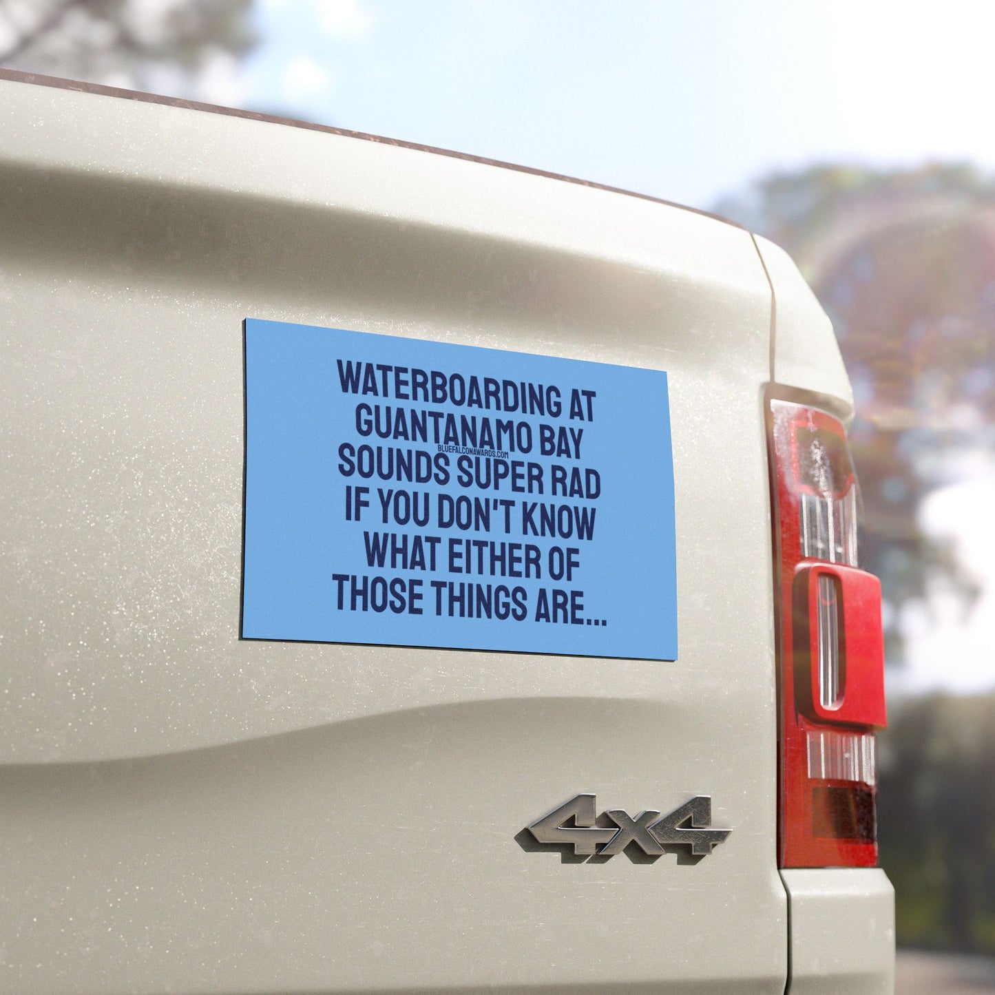 WATERBOARDING IN GUANTANAMO BAY Car Magnet