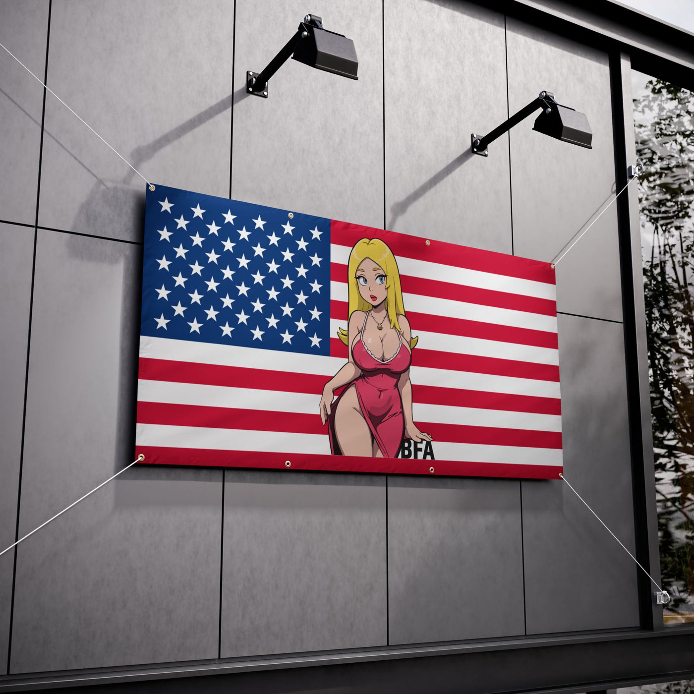 FRANCINE AMERICAN (HEAVY DUTY VINYL BANNER)