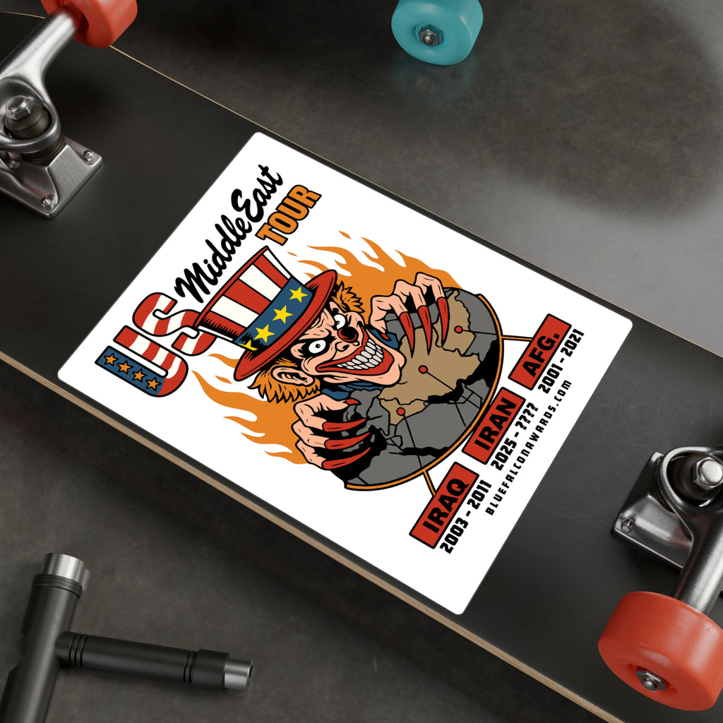 US MIDDLE EAST TOUR STICKER