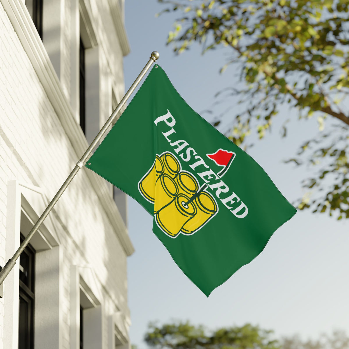 Plastered Golf FLAG