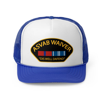 Asvab Waiver Foam Trucker Hat