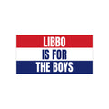 LIBBO IS FOR THE BOYS Sticker