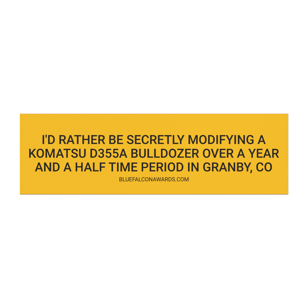 KILLDOZER Car Magnet
